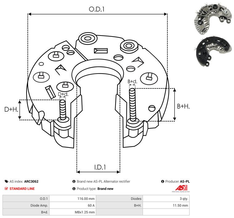Seadistaja, generaator, AS-PL ARC3062
