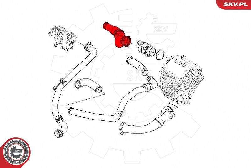 Шланг подачі наддувального повітря, Skv Germany 43SKV298