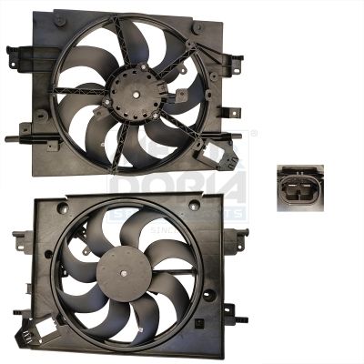 Motor eléctrico, ventilador del radiador