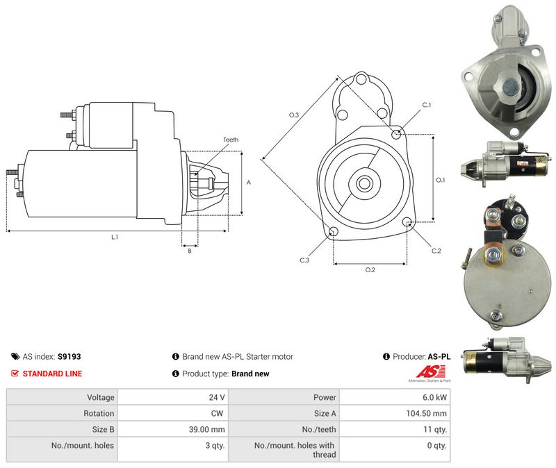 AS-PL S9193 Starter