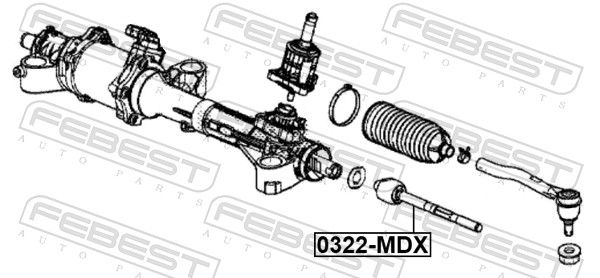FEBEST 0322-MDX Inner Tie Rod