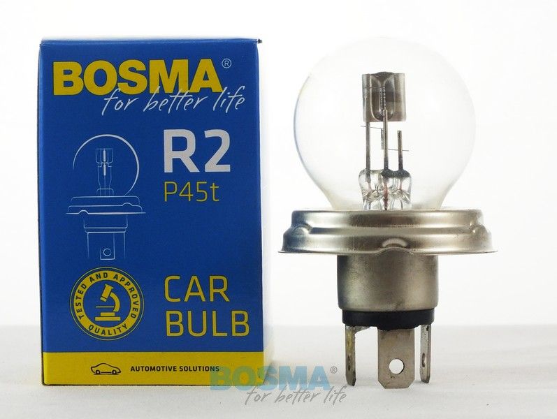 BOSMA 1116 - Lemputė R2 (Bilux) 12V 45/40W
