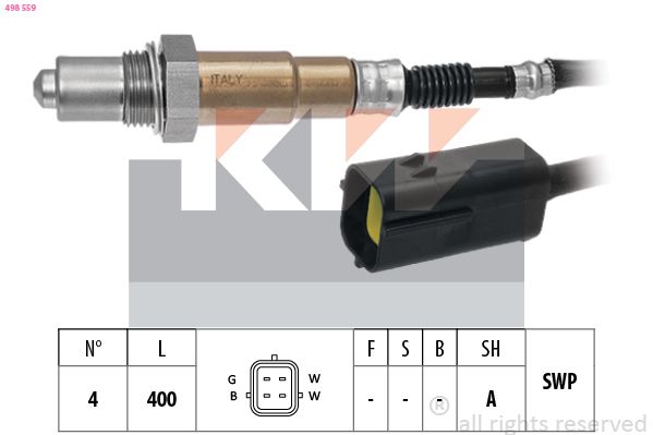 KW lambdaszonda 498 559