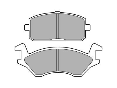 DELPHI LP169 Brake Pad Set, disc brake
