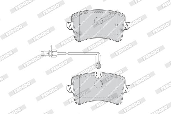 FERODO FDB4410 Brake Pad Set, disc brake