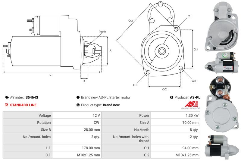 AS-PL S5464S Starter
