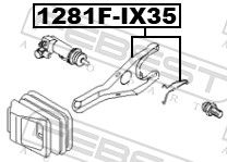 FEBEST 1281F-IX35 Release Fork, clutch