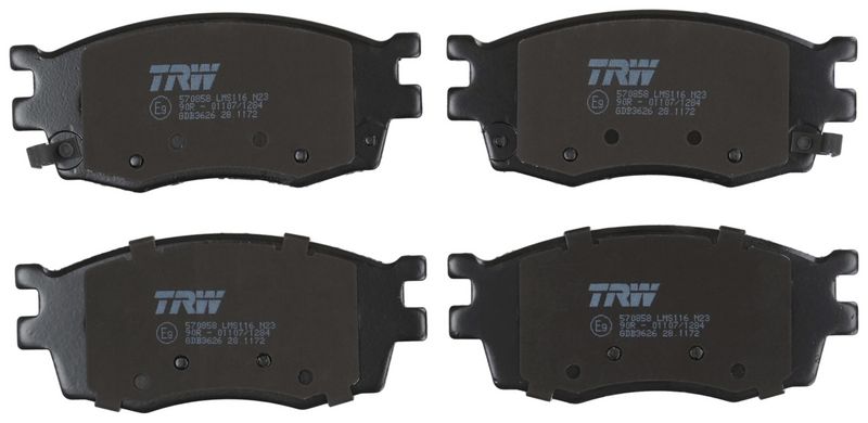 TRW GDB3626 Brake Pad Set, disc brake