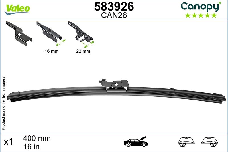 Valeo Wiper Blade 583926