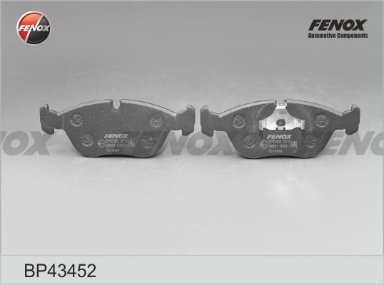 FENOX BP43452 Комплект гальмівних накладок, дискове гальмо