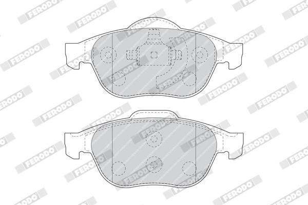 FERODO FDB1441 Brake Pad Set, disc brake