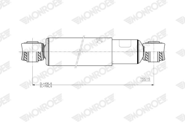 tlumič pérování MB Actros MP4 T5519