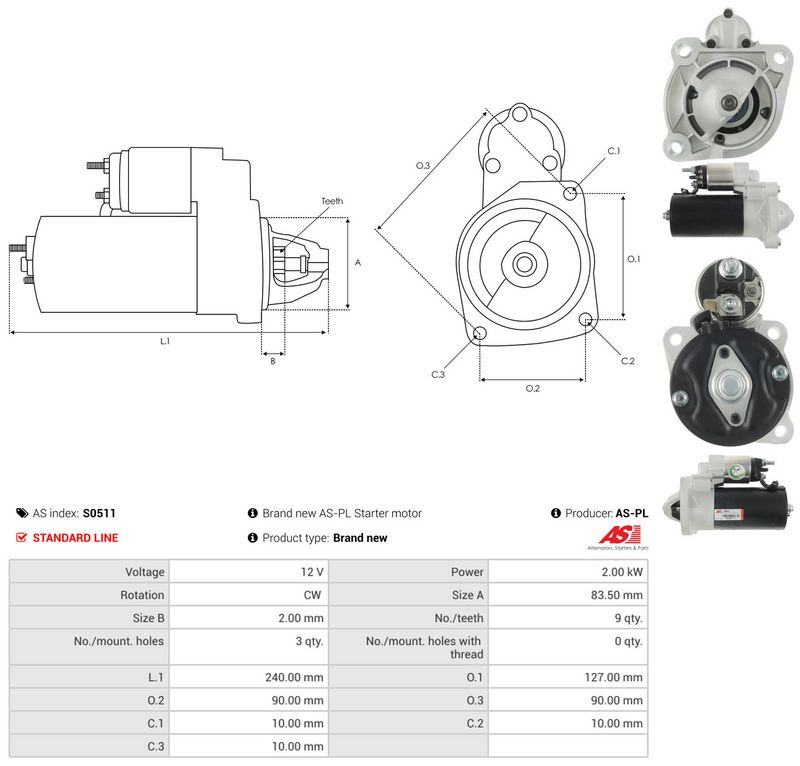 AS-PL S0511 Starter