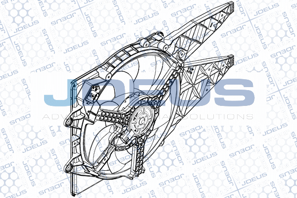 JDEUS ventilátor, motorhűtés EV897400