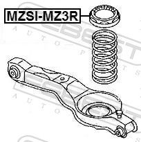 FEBEST MZSI-MZ3R Spring Seat