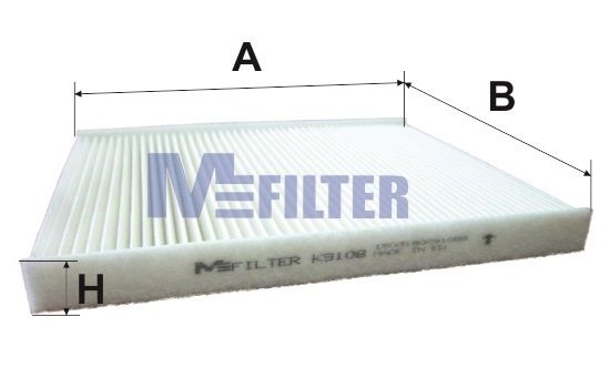 Фільтр, повітря у салоні, Mfilter K9108