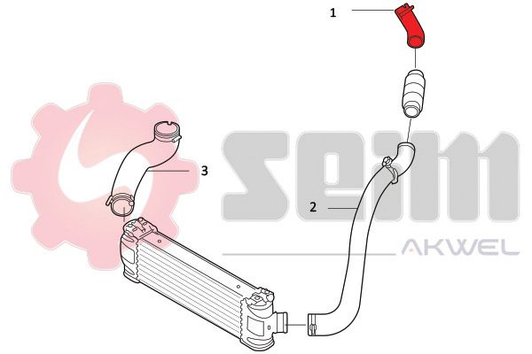 SEIM 981805 Charge Air Hose