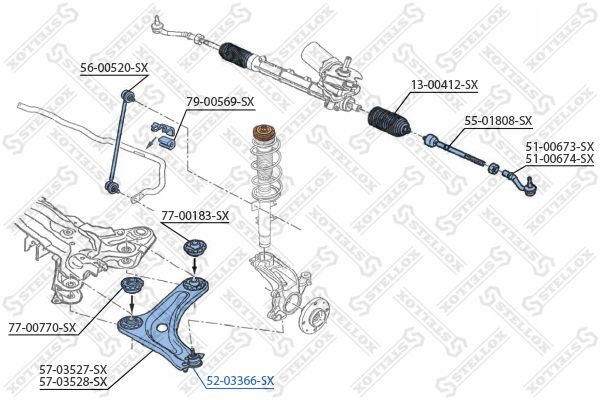 STELLOX 52-03366-SX Ball Joint