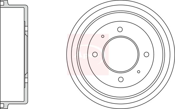 APEC Brake Drum DRM9981
