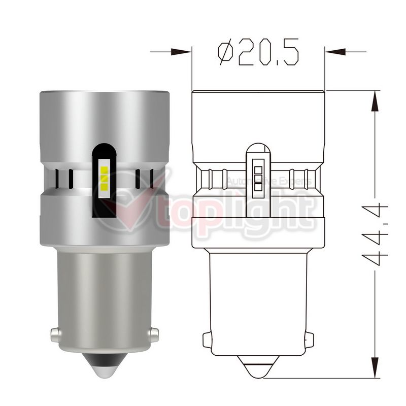 AE TOPLIGHT 41493 Lemputė P21W 12V 14W