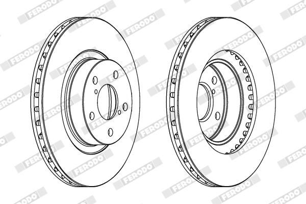FERODO DDF679C Brake Disc