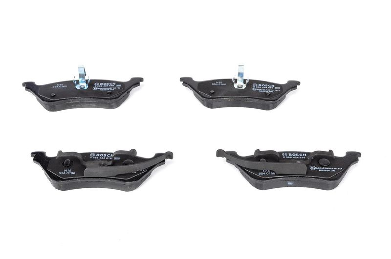 0986424816 BOSCH Комплект гальмівних колодок з 4 шт. дисків - Фото 6