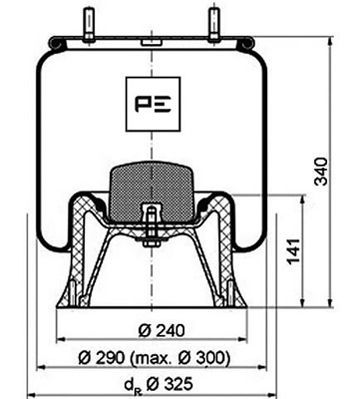 Mech, pneumatické odpružení 084.099-72A