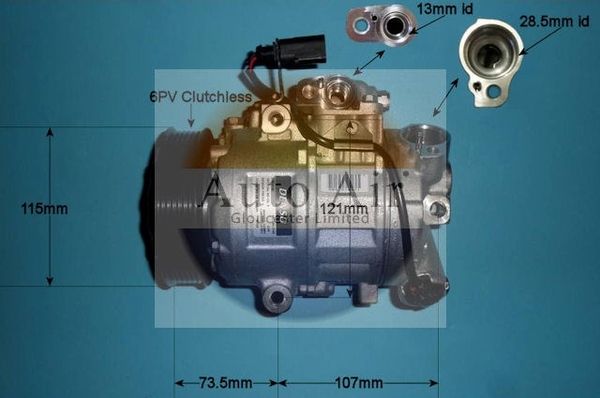 Auto Air Gloucester 14-0288 Compressor, air conditioning