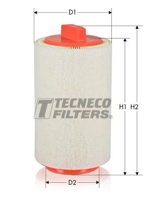 TECNECO FILTERS légszűrő AR1287S