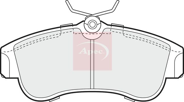 APEC Brake Pad Set, disc brake PAD692