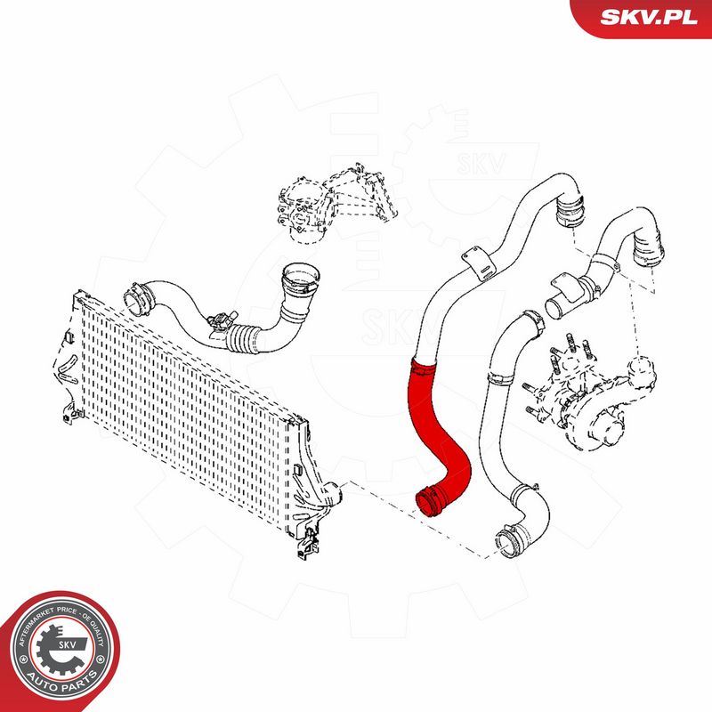 ESEN SKV 43SKV142 Charge Air Hose