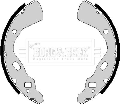BORG & BECK fékpofakészlet BBS6148