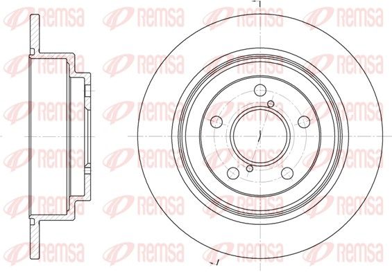 Гальмівний диск, Remsa 6398.00
