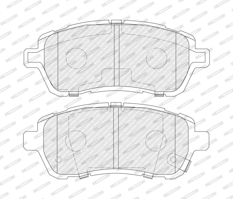 FERODO Plaquettes de frein à disque FDB4110