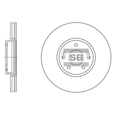 Гальмівний диск, Hi-Q SD1053