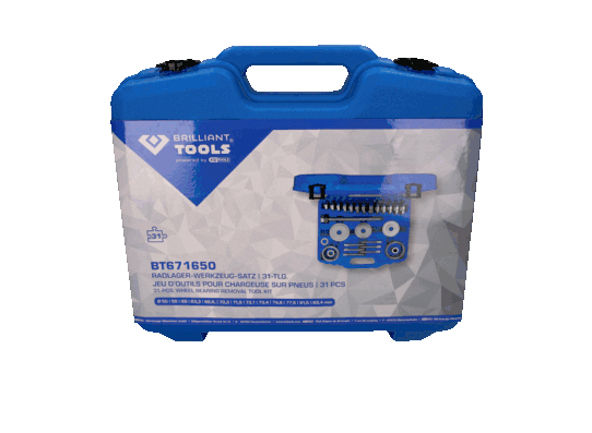 Montaažitööriistade komplekt, rattakese, rattalaager, KS TOOLS BT671650