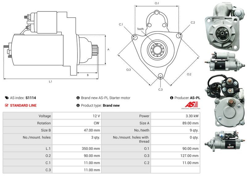 AS-PL S1114 Starter