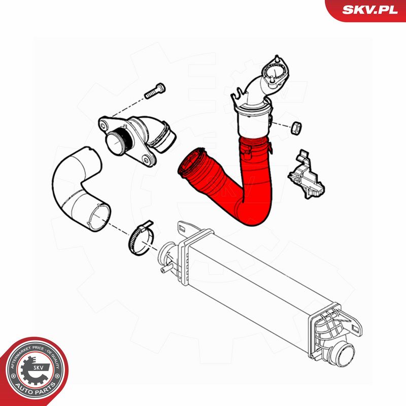 ESEN SKV 43SKV400 Charge Air Hose