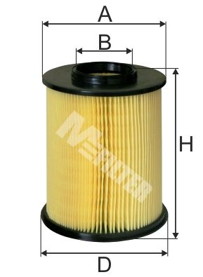 Повітряний фільтр, Mfilter A845