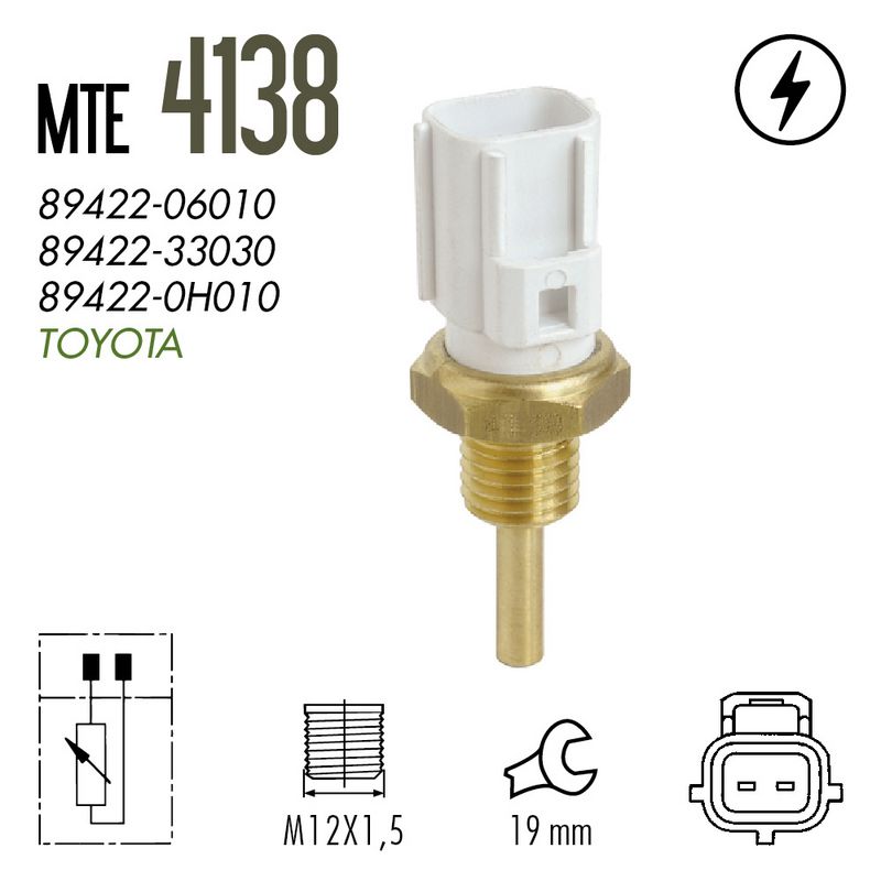 MTE-Thomson 4138 Aušinimo skysčio temperatūros daviklis
