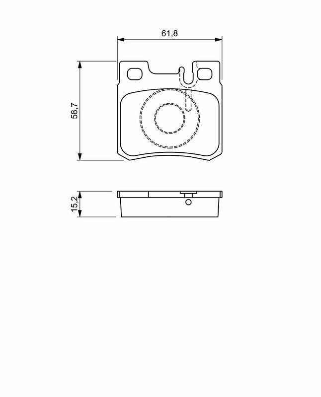 BOSCH Plaquettes de frein à disque 0 986 490 260