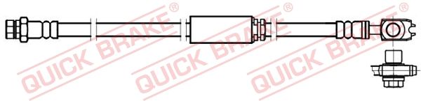 Гальмівний шланг, Quick Brake 58.893X