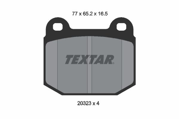 TEXTAR fékbetétkészlet, tárcsafék 2032303