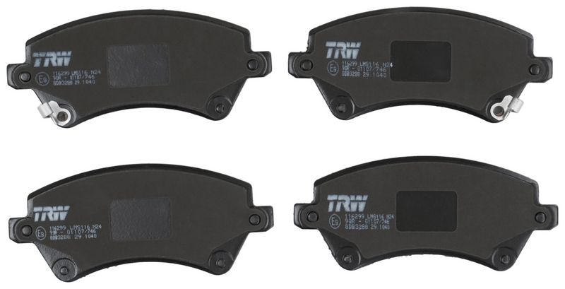 TRW GDB3288 Brake Pad Set, disc brake