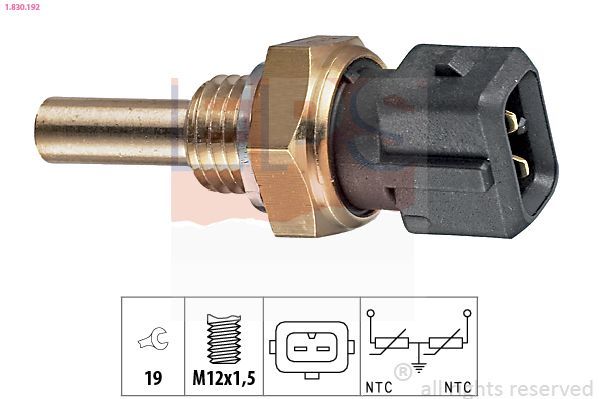 Sensor, temperatura del refrigerante