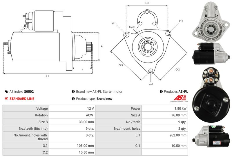 AS-PL S0502 Starter