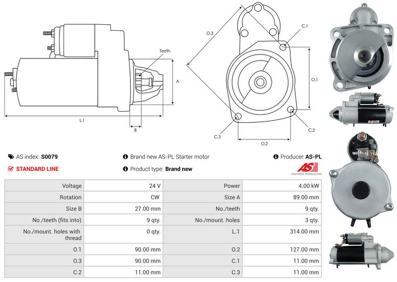 AS-PL S0079 Starter