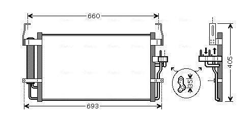 AVA QUALITY COOLING kondenzátor, klíma HY5092D