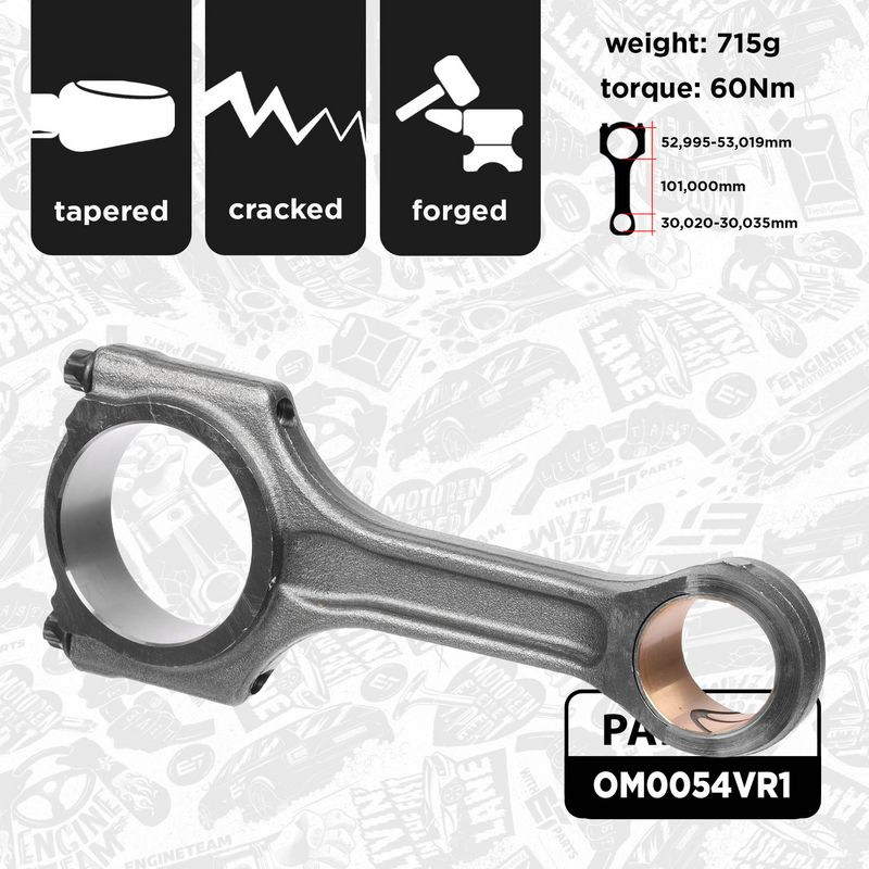 Product Image - Plunjerset - OM0054VR1 - ET ENGINETEAM