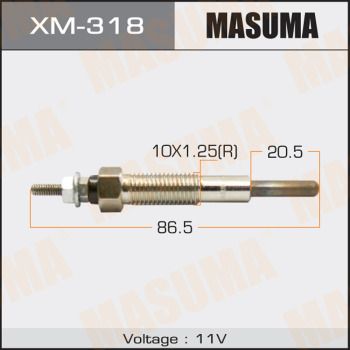 Свічка розжарювання, Masuma XM318